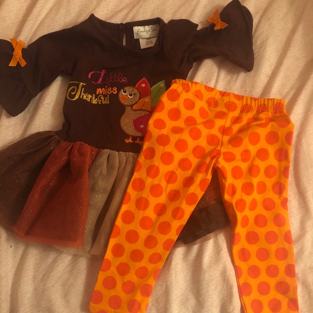 ❤️❤️❤️Baby girl Thanksgiving outfit